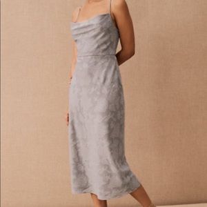 BHLDN Anthropologie Taye Midi Dress Slate Gray. Size 0 and in great condition!